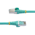 StarTech.com NLAQ-150-CAT6A-PATCH cable de red Color aguamarina S/FTP (S-STP) Alrededor (3)