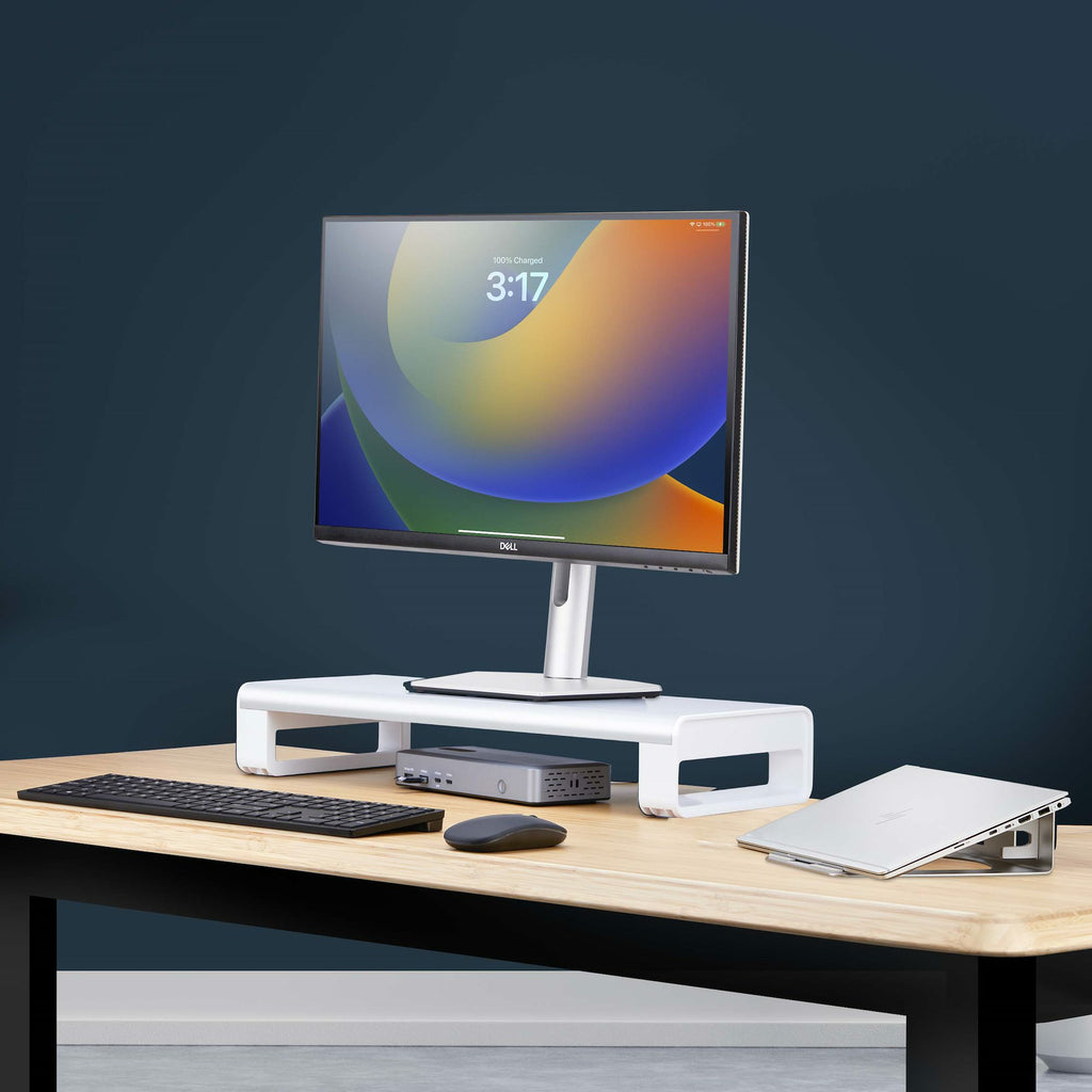 StarTech.com 1MFSW-MONITOR-RISER soporte para monitor Escritorio Plata