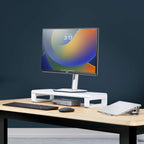 StarTech.com 1MFSW-MONITOR-RISER soporte para monitor Escritorio Plata