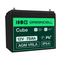 verde Cell AGM25 batería SAI plomo-ácido sellada 12V 75 Ah