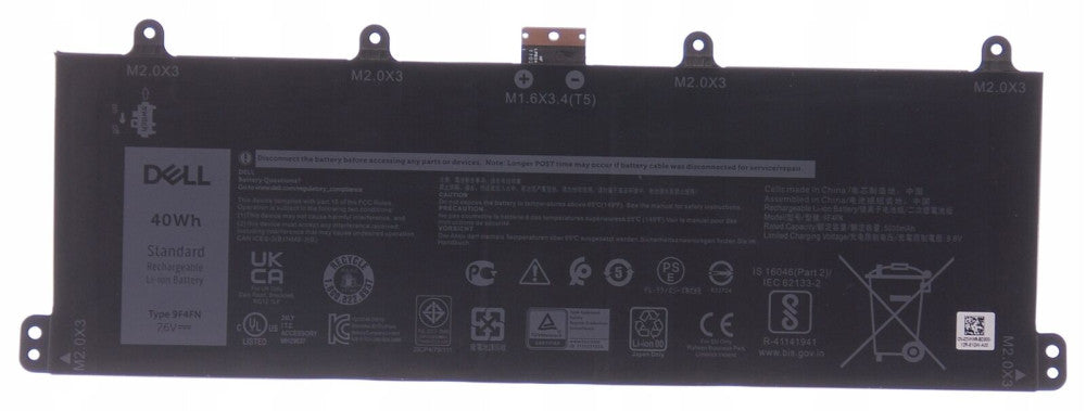 Dell 40Wh batería de iones de litio para 451-BCUF (2)