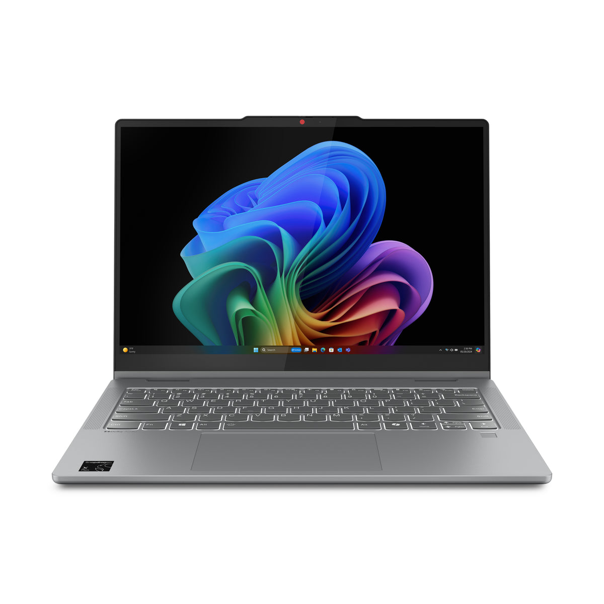 Lenovo IdeaPad 5 2-in-1 14Q8X9 Copilot+ PC Snapdragon X1P-42-100 Híbrido (2-en-1) 35,6 cm (14") Pantalla táctil WUXGA 24 GB LPDDR5x-SDRAM 1 TB SSD Wi-Fi 7 (802.11be) Windows 11 Home Gris Alemán (2)