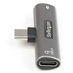 StarTech.com CDP2CAPDM hub de interfaz USB 2.0 Type-C 480 Mbit/s Plata