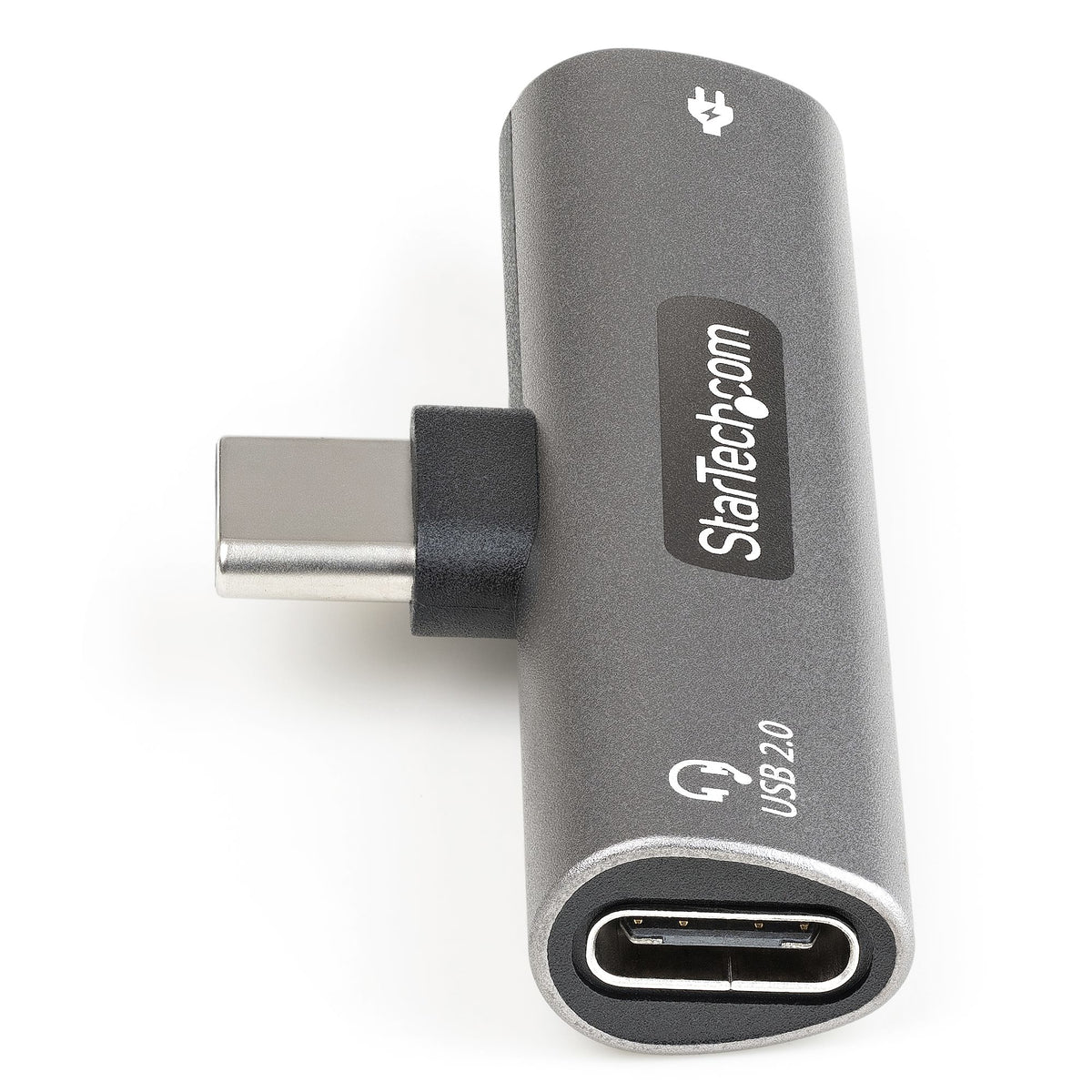 StarTech.com CDP2CAPDM hub de interfaz USB 2.0 Type-C 480 Mbit/s Plata