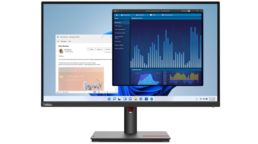 Lenovo ThinkVision T27p-30 pantalla para PC 68,6 cm (27") 3840 x 2160 Pixeles 4K Ultra HD LED Negro (6)