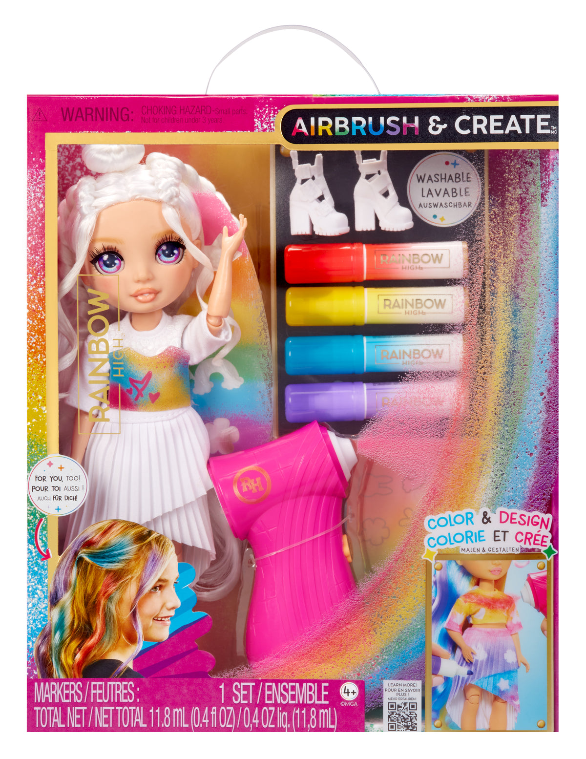 Rainbow High Air Brush & Create Fashion Dolls - Purple Eyes (2)