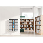 Manhattan 181334 carrito y armario de dispositivo portátil Armario de gestión y carga para dispositivos portátiles Negro, Gris (2)