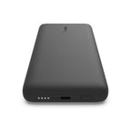 Cargador portátil - 10000 mAh - 23 vatios - Fast Charge, PD - 2 conectores de salida (Lightning, USB-C) - negro