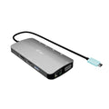 i-tec C31NANOTRIDOCKPD base para portátil y replicador de puertos Alámbrico USB 3.2 Gen 1 (3.1 Gen 1) Type-C Plata