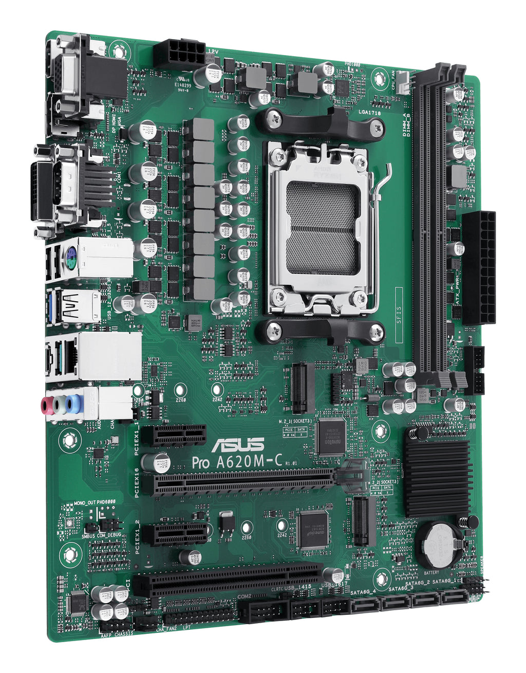 ASUS PRO A620M-C-CSM AMD A620 Zócalo AM5 micro ATX (4)