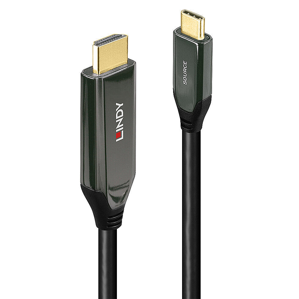Lindy 43369 adaptador de cable de vídeo 3 m USB Tipo C HDMI tipo A (Estándar) Negro (2)