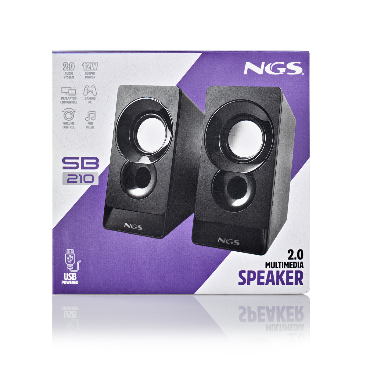 NGS SB 210 Negro Alámbrico 6 W (8)