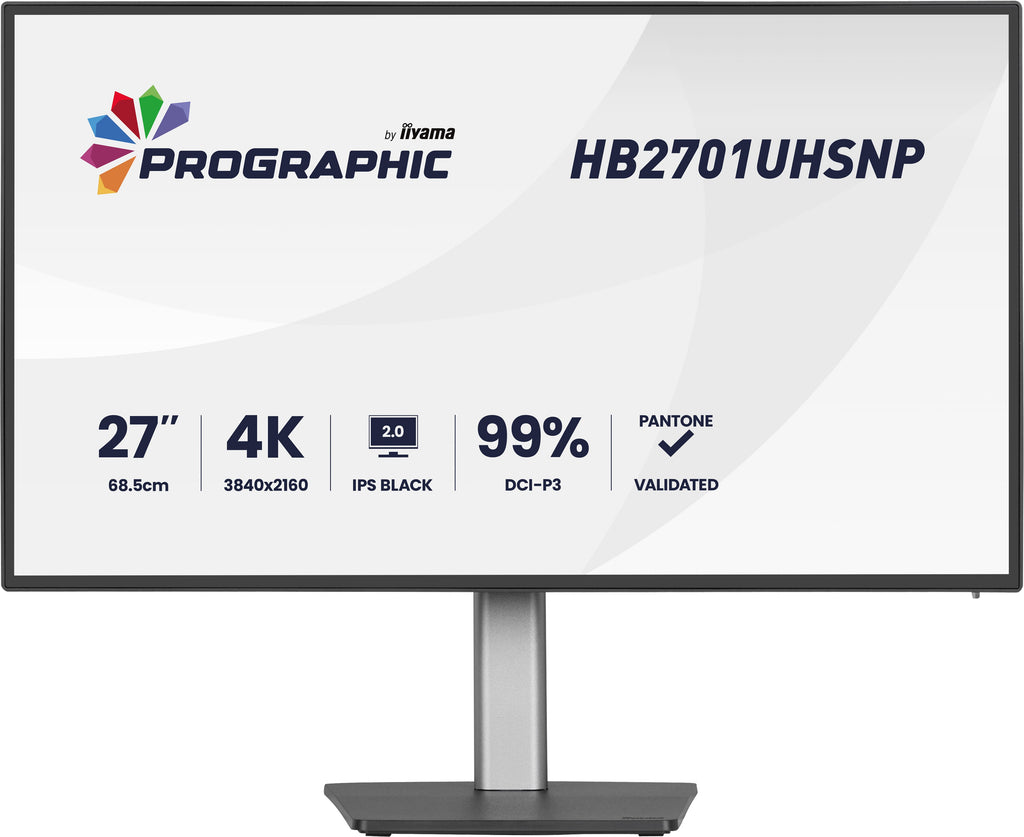 iiyama PROGRAPHIC HB2701UHSNP-B1 pantalla para PC 68,6 cm (27") 3840 x 2160 Pixeles 4K Ultra HD LCD Negro (3)