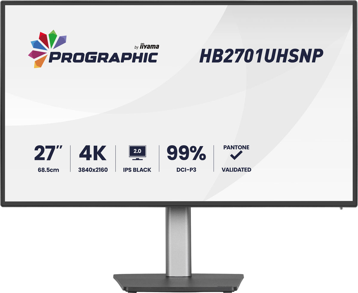 iiyama PROGRAPHIC HB2701UHSNP-B1 pantalla para PC 68,6 cm (27") 3840 x 2160 Pixeles 4K Ultra HD LCD Negro (3)