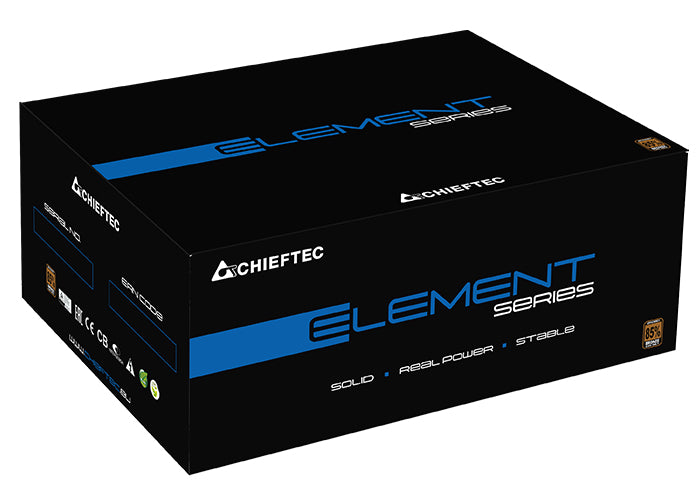 Chieftec ELP-600S unidad de fuente de alimentación 600 W 20+4 pin ATX PS/2 Negro (3)