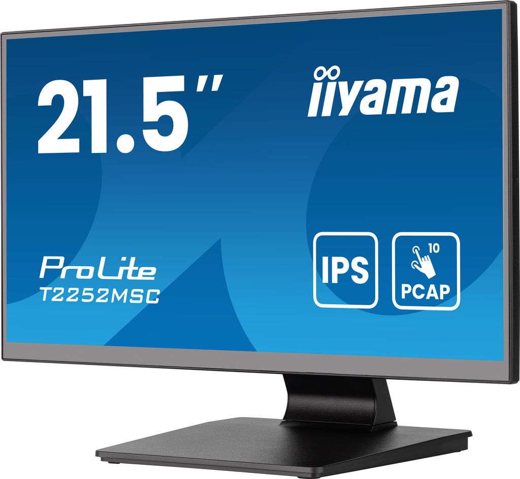 iiyama ProLite T2252MSC-B2AG pantalla para PC 54,6 cm (21.5") 1920 x 1080 Pixeles Full HD LCD Pantalla táctil Negro (5)