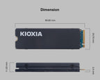 Kioxia LSC11K1T02G8 disque SSD interne 1 To M.2 PCI Express 4.0 NVMe BiCS FLASH TLC (4)