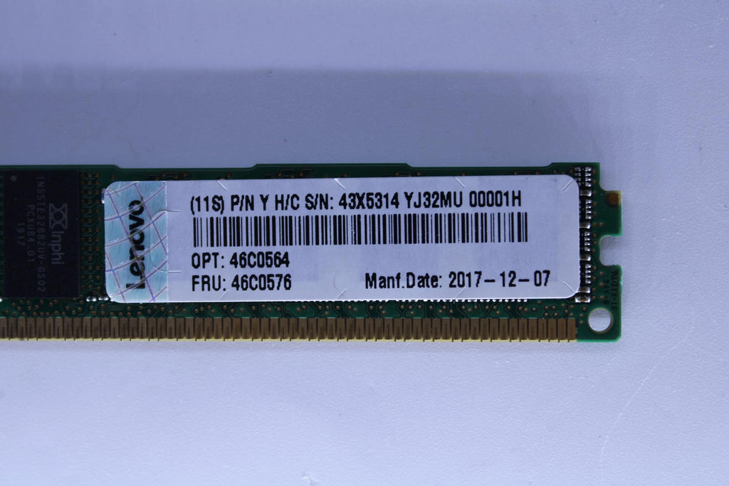 IBM 4GB PC3L-10600 ECC DDR3 RDIMM 46C0576-RFB – Reacondicionado
