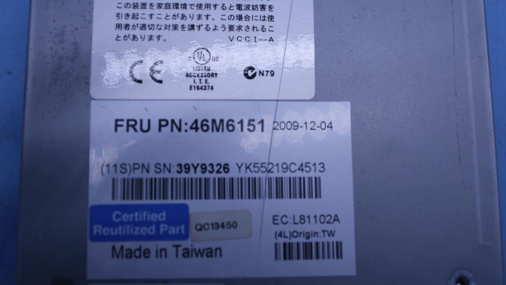 IBM MÓDULO DE CONECTIVIDAD DEL SERVIDOR 46M6151-RFB – Reacondicionado