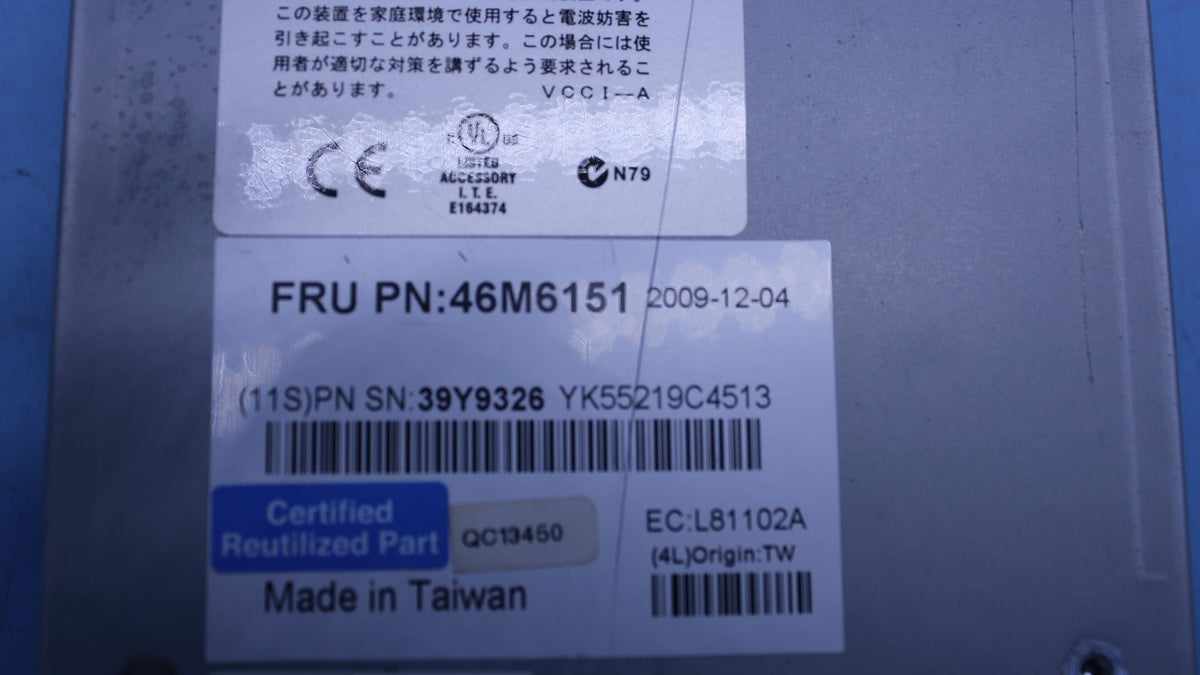 IBM MÓDULO DE CONECTIVIDAD DEL SERVIDOR 46M6151-RFB – Reacondicionado
