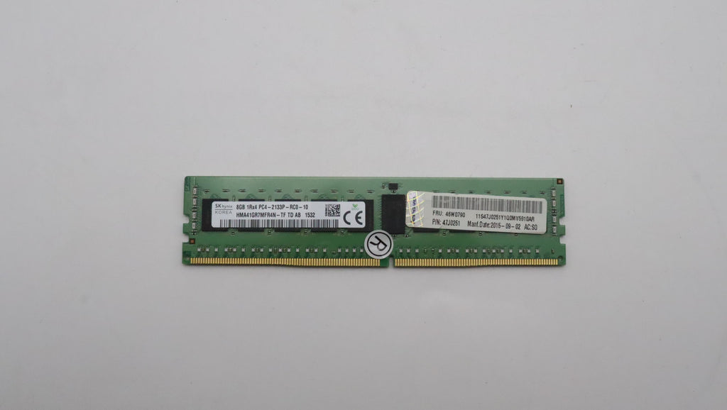 IBM Memoria TruDDR4 8GB 2Rx8 1.2V 46W0790-RFB – Reacondicionado