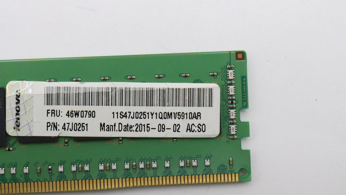 IBM Memoria TruDDR4 8GB 2Rx8 1.2V 46W0790-RFB – Reacondicionado