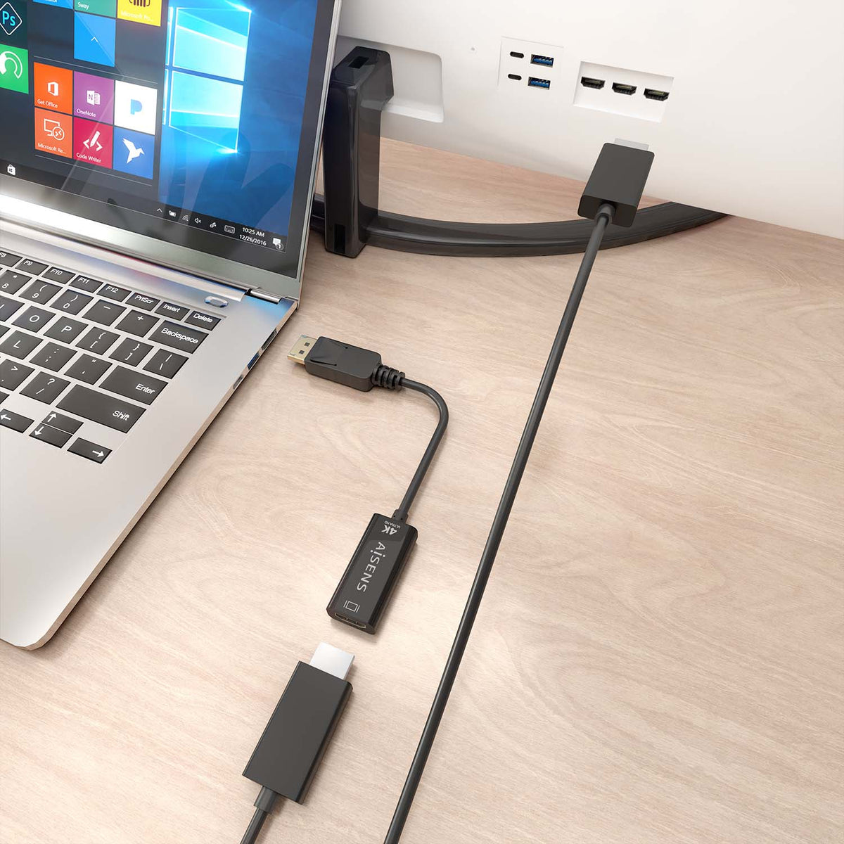 AISENS A125-0905 adaptador de cable de vídeo 0,15 m HDMI tipo A (Estándar) (6)