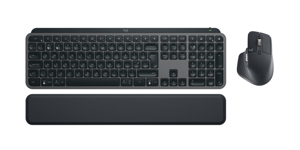 Logitech MX Keys S Combo teclado Ratón incluido Oficina Bluetooth QWERTY Inglés