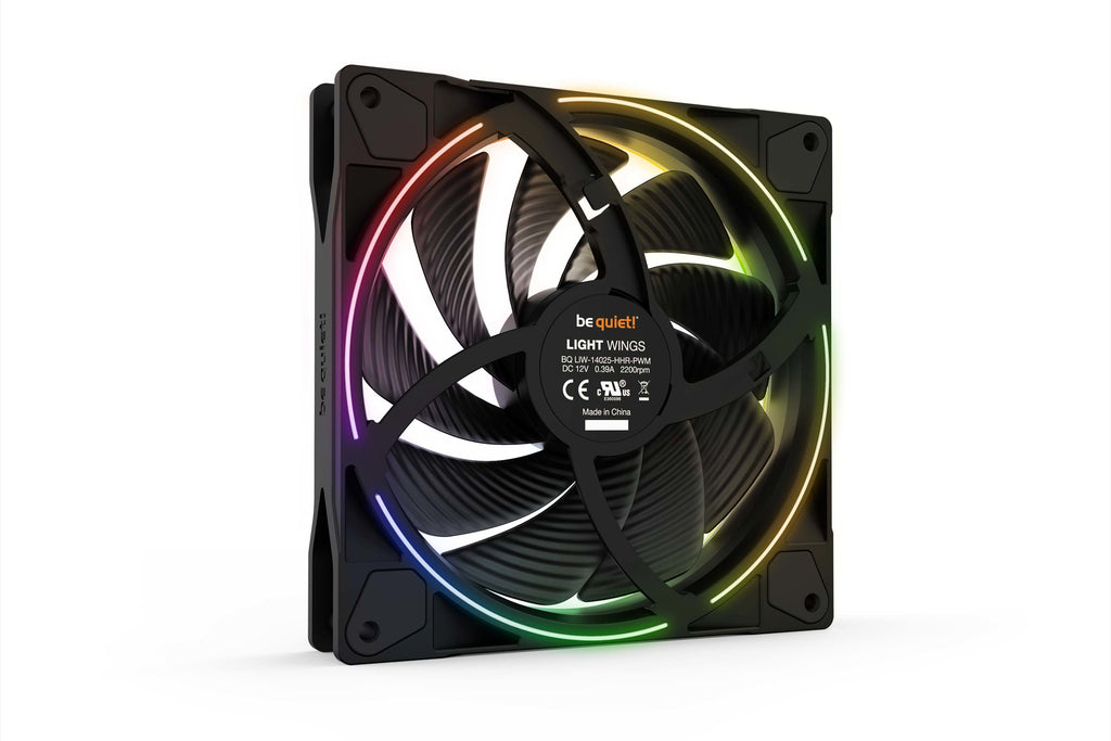 be quiet! Light Wings | 140mm PWM high-speed Carcasa del ordenador Ventilador 14 cm Negro 1 pieza(s) (4)
