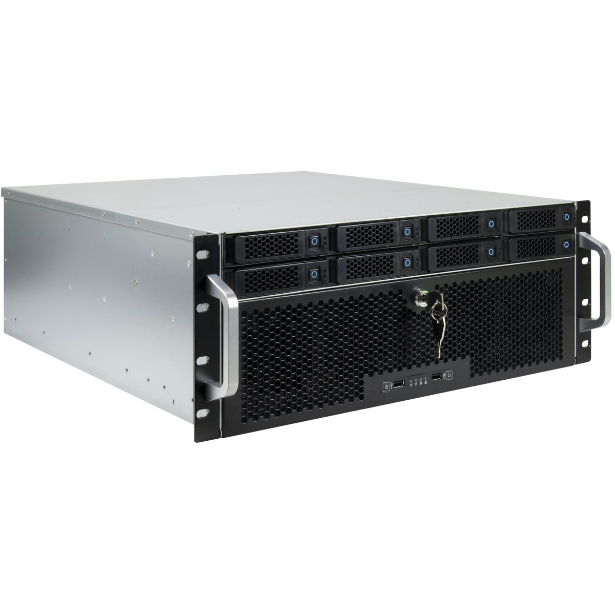 Inter-Tech 4U-4708 Rack Negro