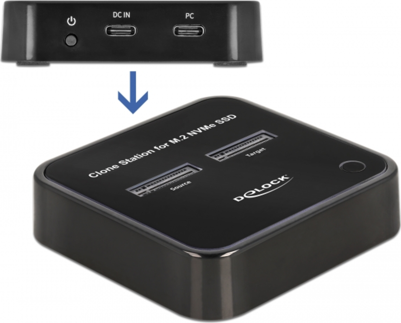 DeLOCK Base conexión M.2 2 x SSD NVMe PCIe función (2)