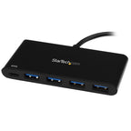 StarTech.com HB30C4AFPD hub de interfaz USB 3.2 Gen 1 (3.1 Gen 1) Type-C 5000 Mbit/s Negro (2)