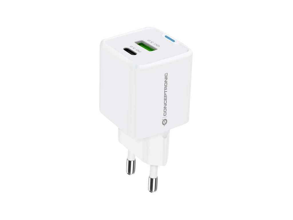 Conceptronic ALTHEA16W cargador de dispositivo móvil Universal Blanco Corriente alterna Carga rápida Interior (2)