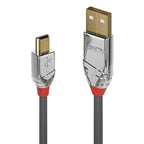Lindy 36632 cable USB USB 2.0 2 m USB A Mini-USB B 0,48 Gbit/s Gris (2)