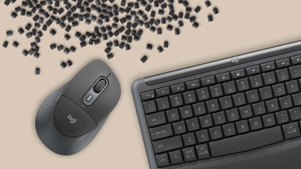 Logitech Signature Comfort Plus Combo MK880 teclado Ratón incluido Universal RF Wireless + Bluetooth QWERTZ Alemán Grafito (8)