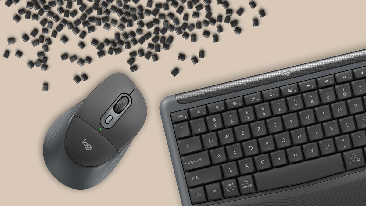 Logitech Signature Comfort Plus Combo MK880 teclado Ratón incluido Universal RF Wireless + Bluetooth QWERTZ Alemán Grafito (8)