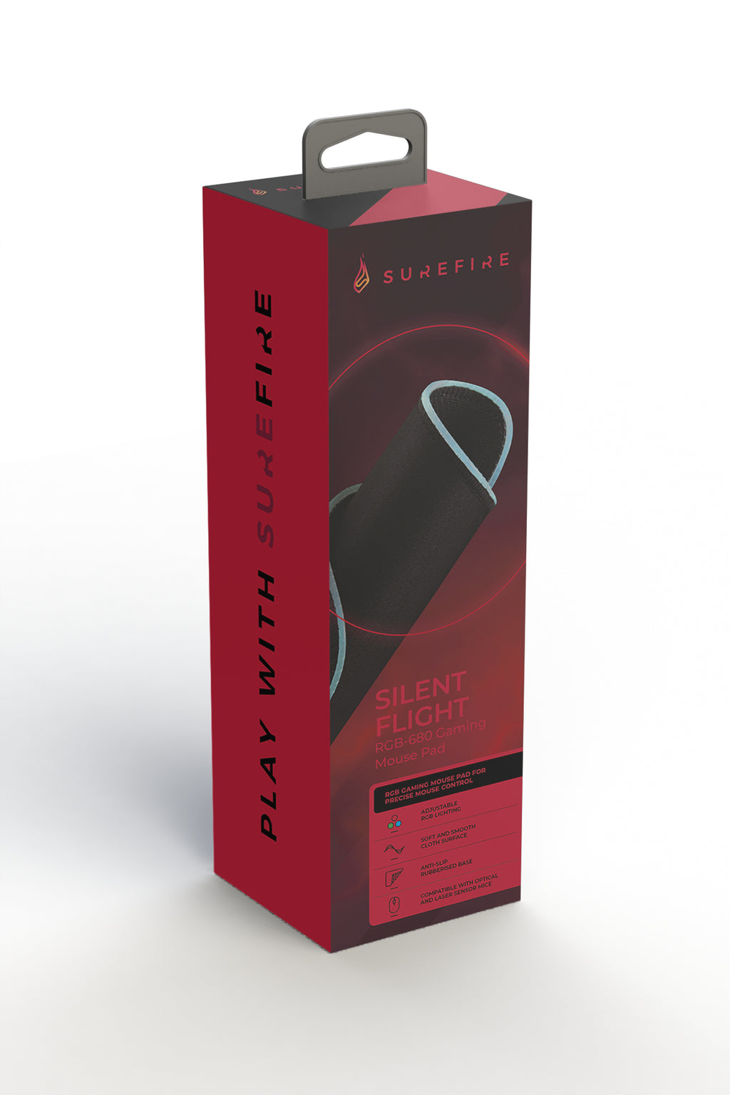 SureFire Silent Flight RGB-680 alfombrilla de ratón gaming