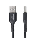 StarTech.com USB2AC30CMBK cable USB USB 2.0 0,3 m USB A USB C 0,48 Gbit/s 15 W Negro (3)