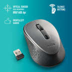NGS DEW ratón Oficina Ambidextro RF inalámbrico Óptico 1600 DPI (7)