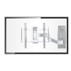 StarTech.com TV-WALL-MOUNT-65FS soporte para TV 165,1 cm (65") Negro, Plata (4)