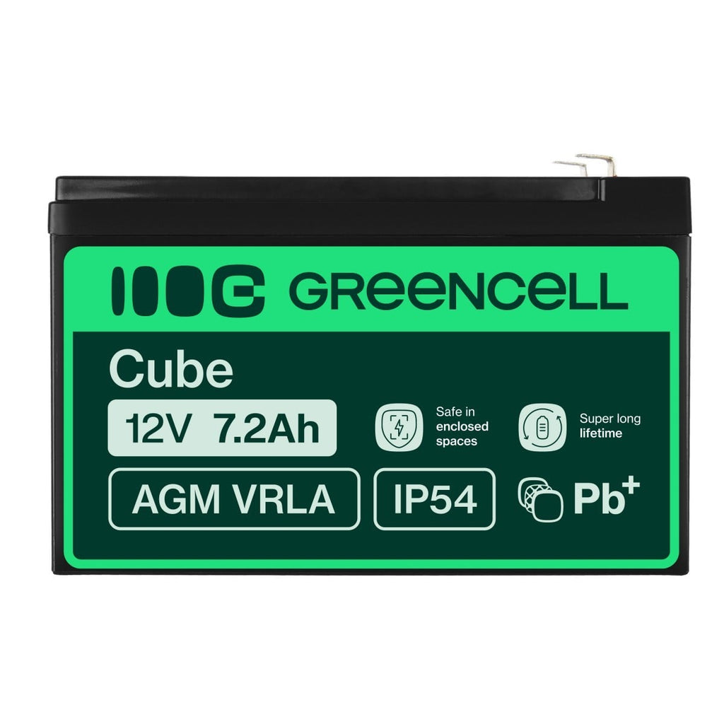 Green Cell AGM05 Batterie de l'onduleur Sealed Lead Acid (VRLA) 12 V 7,2 Ah (3)