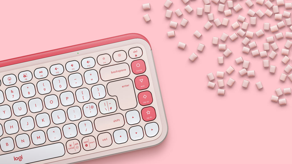 Logitech POP Icon Keys teclado Universal Bluetooth QWERTY Internacional de EE.UU. Rosa (7)