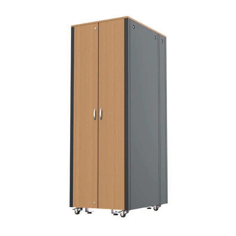 Lanview RDLAK42U751BL-WOOD armario rack 42U Rack o bastidor independiente Madera (2)