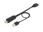 Equip 119039 adaptador de cable de vídeo 0,15 m HDMI tipo A (Estándar) DisplayPort Negro (3)