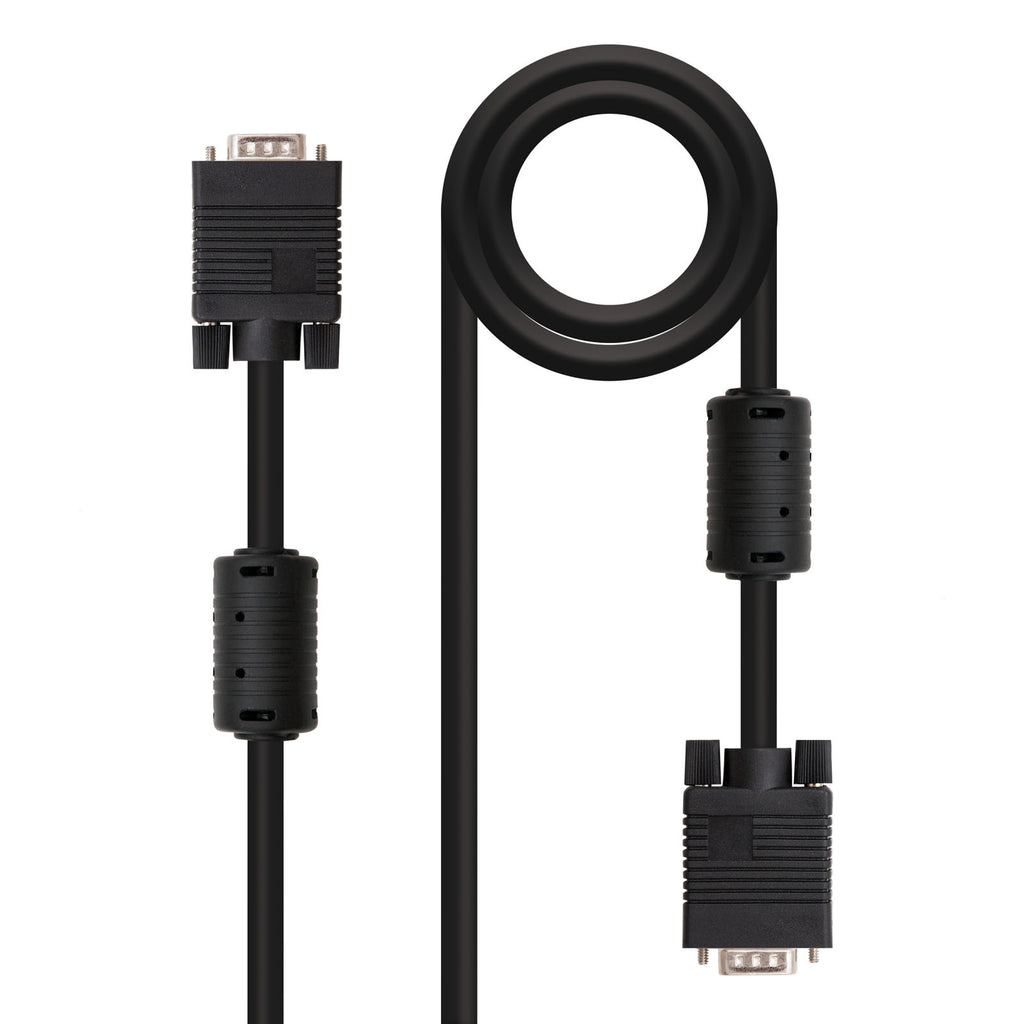 Nanocable 10.15.0115 cable VGA VGA (D-Sub) Negro (2)
