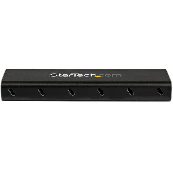 StarTech.com SM21BMU31C3 caja para disco duro externo Caja externa para unidad de estado sólido (SSD) Negro, Plata (2)