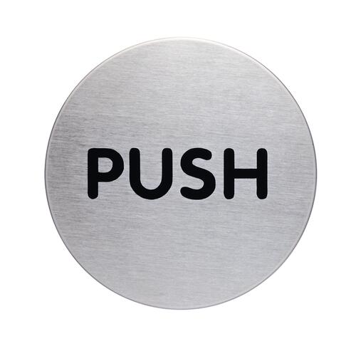 Durable PICTO 'Push' Sign 65mm 490065