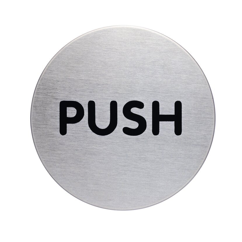 Durable PICTO 'Push' Sign 65mm 490065