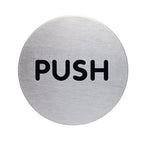 Durable PICTO 'Push' Sign 65mm 490065