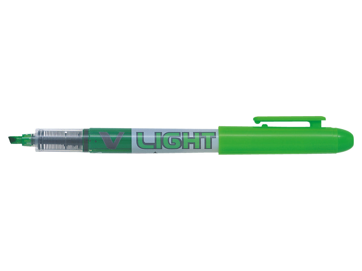 Pilot V-Light rotulador 1 pieza punta biselada Verde
